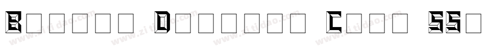 Baguet Display Caps SSi字体转换
